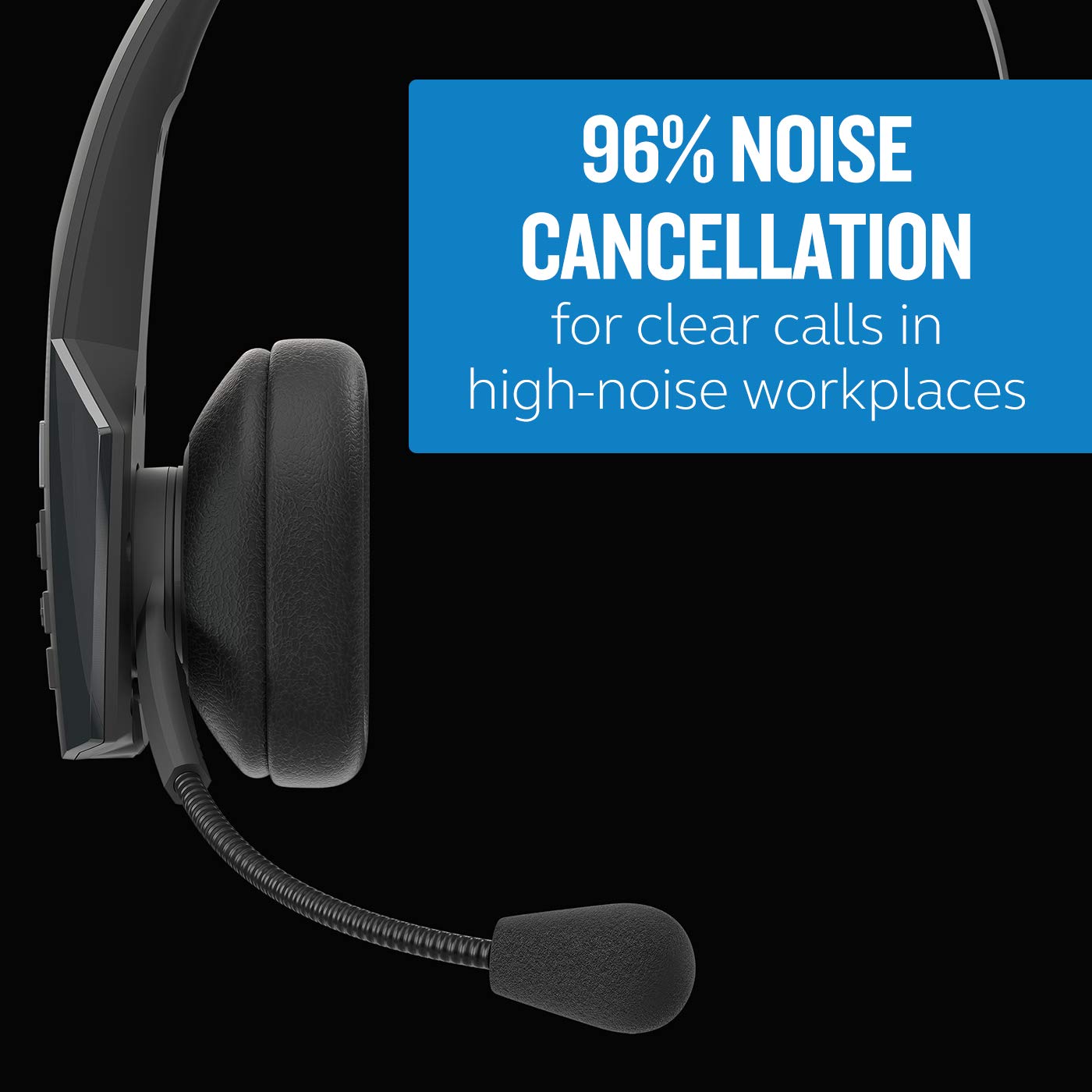BlueParrott B350-XT Noise Cancelling Bluetooth Headset – Updated Design with Industry Leading Sound and Improved Comfort, Hands-Free Headset with Expanded Wireless Range and IP54-Rated Protection 🍁 All In One Marketplace Canada