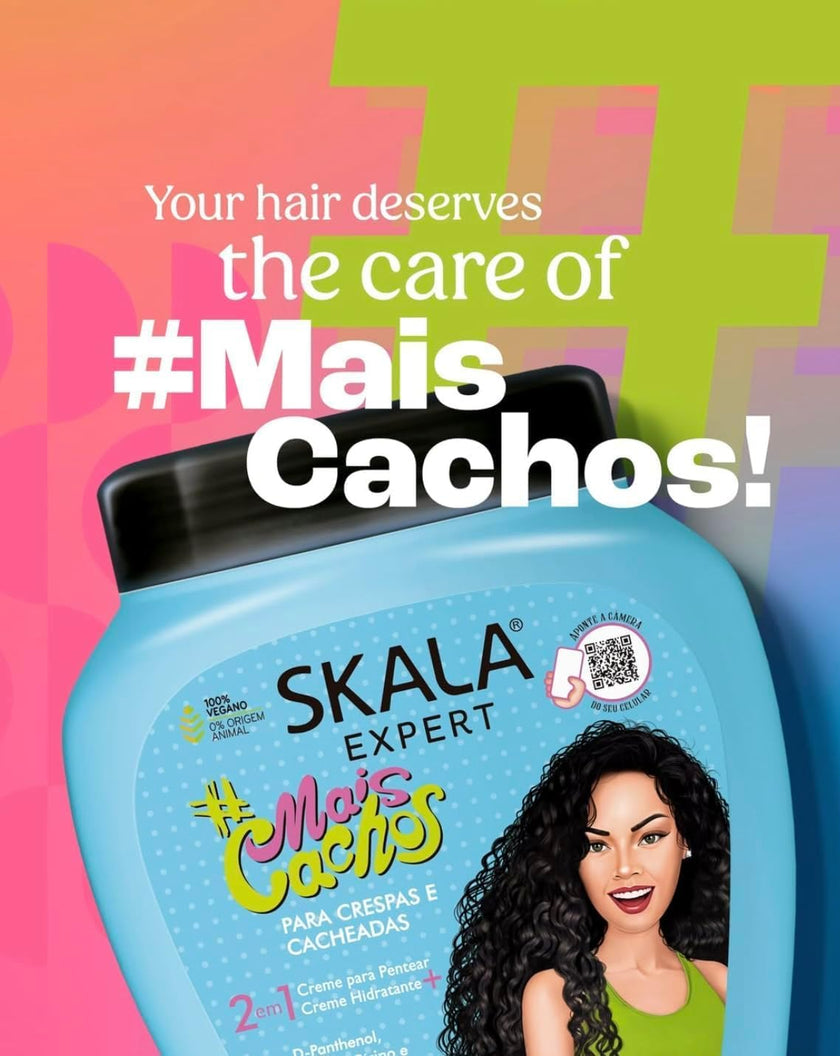SKALA BRASIL #MAIS CACHOS 2 IN 1 TREATMENT CREAM + LEAVE-IN 🍁 All In One Marketplace Canada