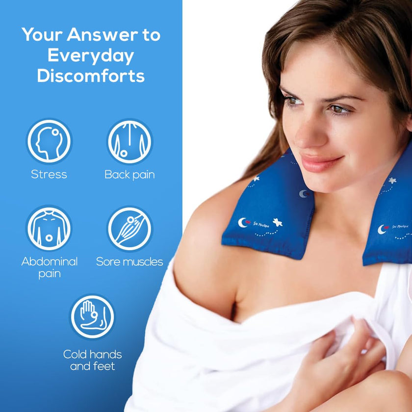 The Original Magic Bag Extended Compress, Hot/Cold Therapy for Stomach Pain Relief, Cordless Hot Cold Compress, 50 x 14 cm (19.7