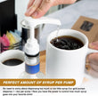 8 Pack Gold Coffee Syrup Pump Dispenser, Compatible with 25.4 Oz/750ml Bottles, Great for Home & Coffee Bar Drinking Mixes, Tea, Beverage, Cocktails, Plus Spoons 🍁 All In One Marketplace Canada
