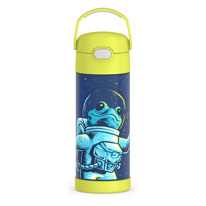 THERMOS FUNTAINER Water Bottle with Straw, 14oz, Space Frog 🍁 All In One Marketplace Canada
