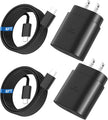 USB C Charger,2 Pack 25W USB C Fast Charger Super Fast Charging with 6FT USB C Cable Compatible with Samsung Galaxy S24 Ultra/S24 Plus/S24/S23/S22/S21/S20 Android Charger and More 🍁 All In One Marketplace Canada