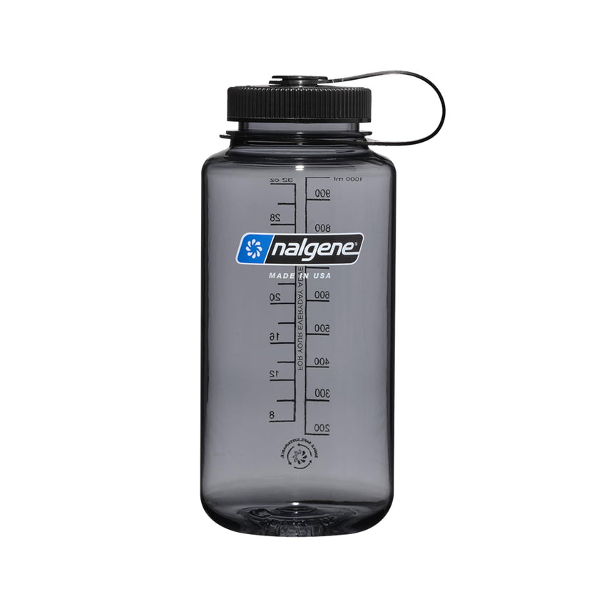 Nalgene 32 oz Wide Mouth Water Bottle, Gray w/ Black 🍁 All In One Marketplace Canada