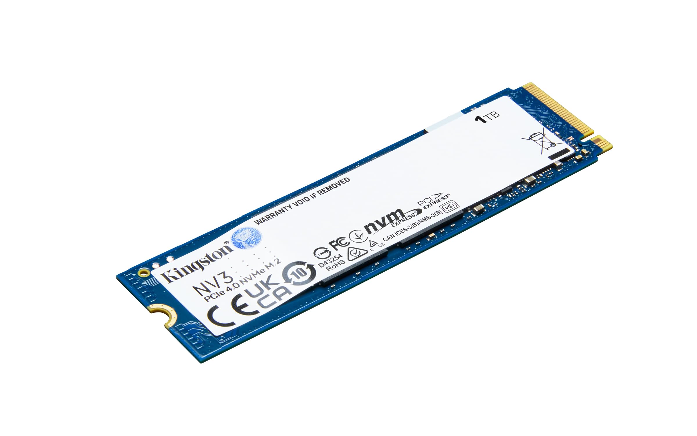 Kingston NV3 1TB M.2 2280 NVMe SSD | PCIe 4.0 Gen 4x4 | Up to 6000 MB/s | SNV3S/1000G 🍁 All In One Marketplace Canada