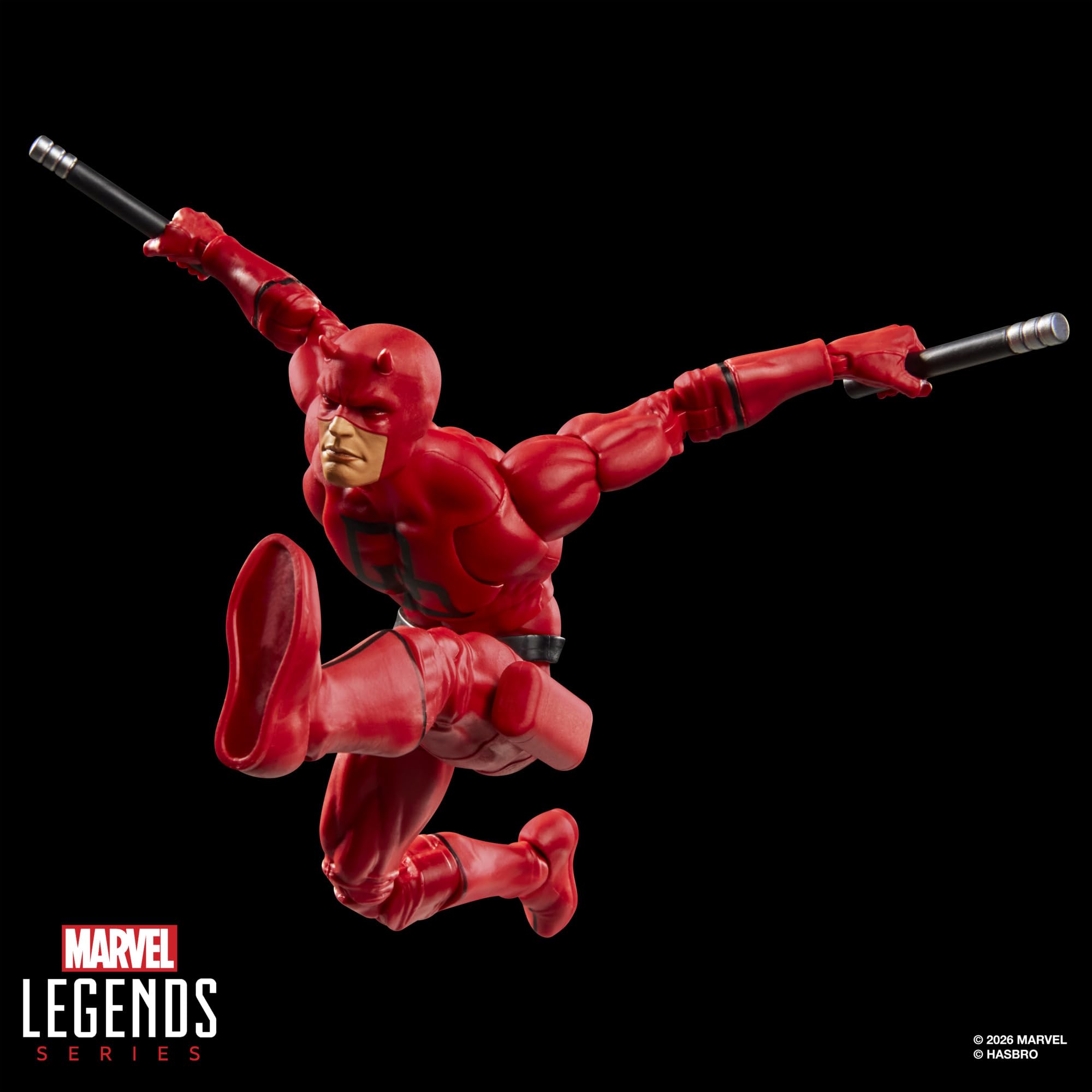 Marvel Legends Series Secret Wars Daredevil, Retro Marvel Comics Collectible 6 Inch Action Figure with Lenticular Shield 🍁 All In One Marketplace Canada