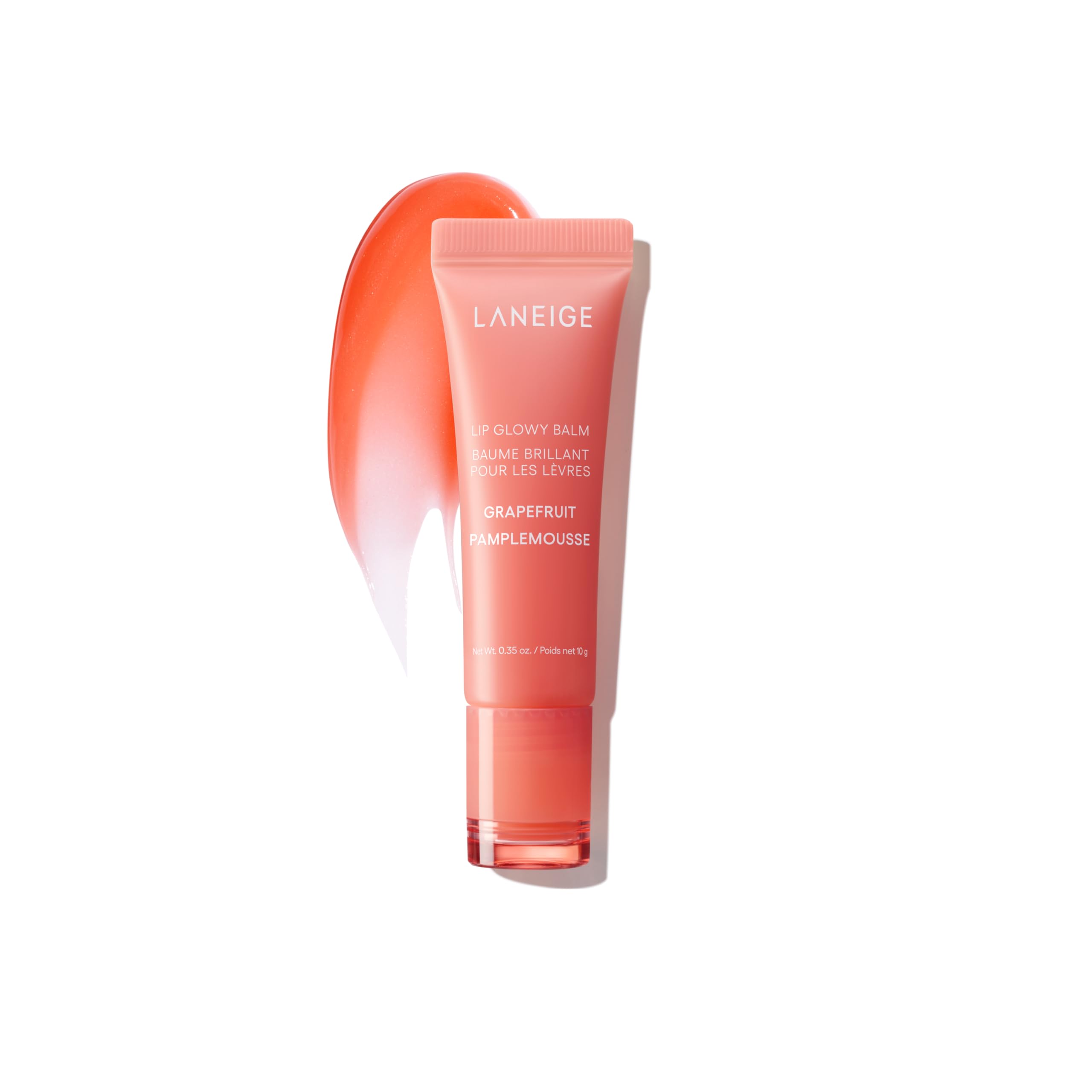 LANEIGE Lip Glowy Balm, Grapefuit: Sheer Tinted Lip Moisturizer with Shea Butter, for Hydrating Shine & Soft Lips 🍁 All In One Marketplace Canada