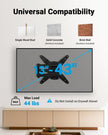 Pipishell Full Motion TV Wall Mount for 13-43 Inch LED LCD Flat Curved Screen TVs & Monitors, Max VESA 200x200mm up to 44lbs, Swivel TV Mount Wall Bracket with Rotation Swivel Tilt Extension, PISF1 🍁 All In One Marketplace Canada