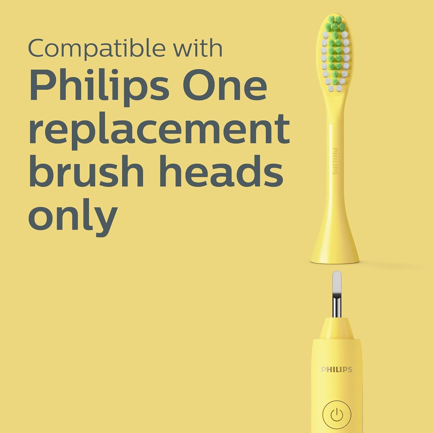 Philips One by Sonicare Battery Toothbrush, Brush Head Bundle, Mango, BD30001/AZ 🍁 All In One Marketplace Canada