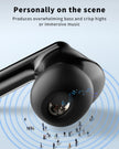 Wireless Earbuds, Bluetooth 5.4 Headphones with 50H Playback, Deep Bass Stereo Ear Buds Clear Calls with LED Power Display, Wireless Headphones with Noise Cancelling Mic for Phone/Laptop, Carbon black 🍁 All In One Marketplace Canada
