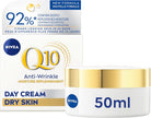 NIVEA Q10 Power Anti-Wrinkle Moisture Replenishment Day Face Cream, Anti Wrinkle Firming Cream, Q10 and Argan Oil, Face Moisturizer for Dry to Very Dry Skin, Visibly Reduces the Look of Wrinkles, 50mL 🍁 All In One Marketplace Canada