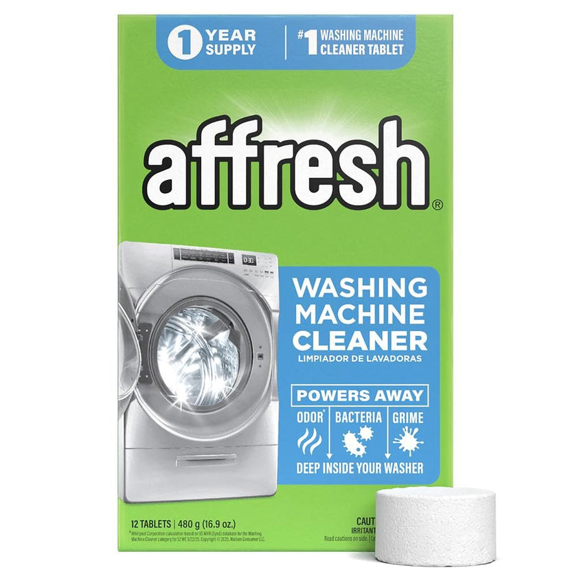 Affresh Washing Machine Cleaner. Helps Power Away Odor & Grime Deep Inside Pump, Valve & Hoses. 12 Tablets, 12 Month Supply. 🍁 All In One Marketplace Canada