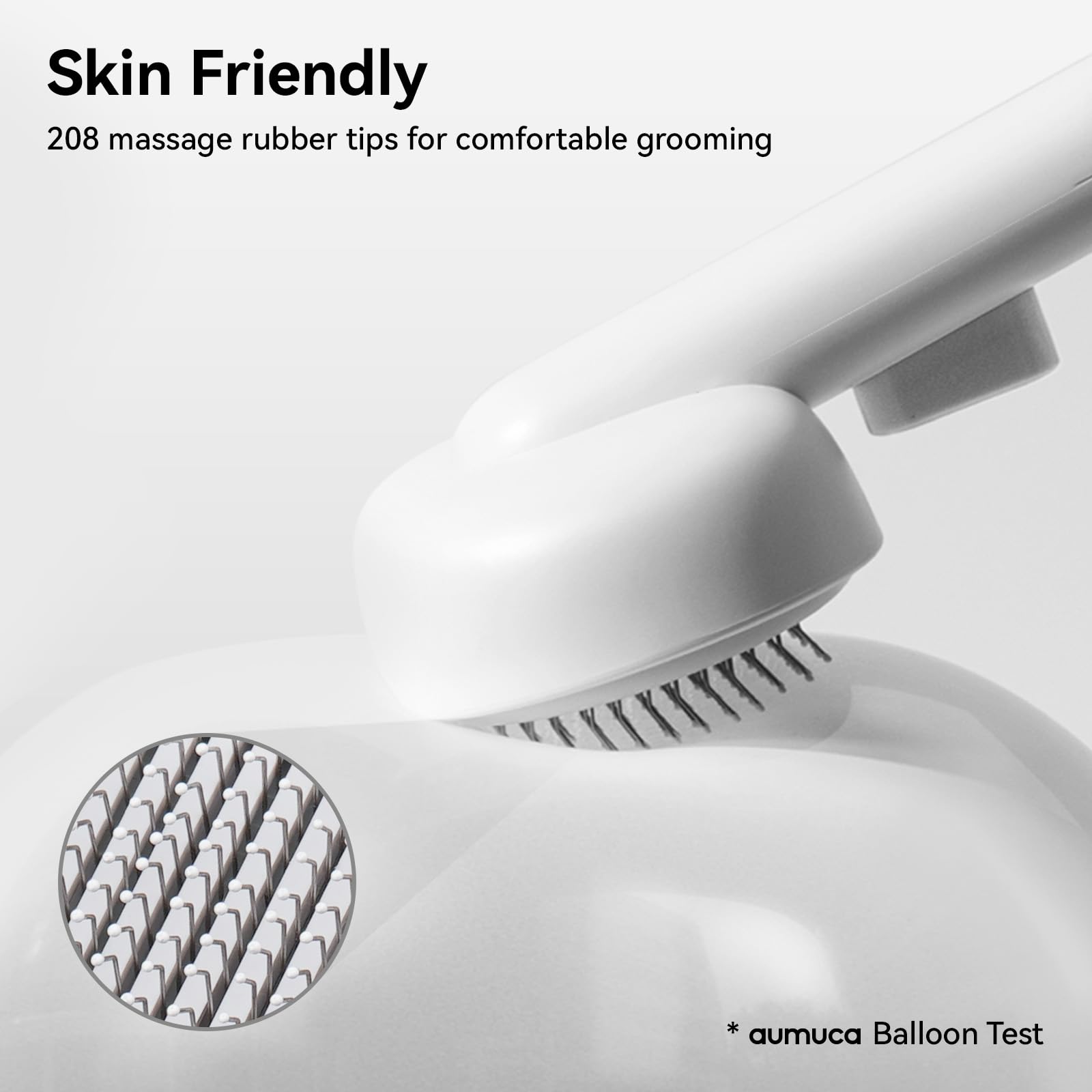 aumuca Cat Brush Dog Brush for Shedding, Cat Brushes for Long or Short Haired Cats, Dog Hair Brush Cat Grooming Brush Cat Comb Cat Deshedding Brush Easily Removes Mats, Tangles, and Loose Fur, White 🍁 All In One Marketplace Canada