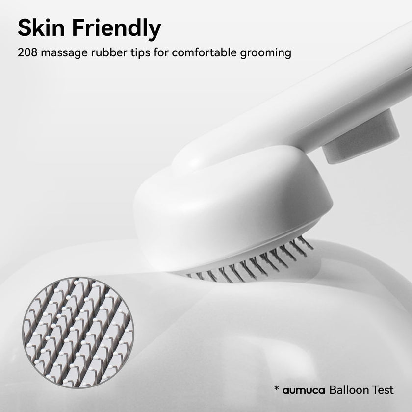 aumuca Cat Brush Dog Brush for Shedding, Cat Brushes for Long or Short Haired Cats, Dog Hair Brush Cat Grooming Brush Cat Comb Cat Deshedding Brush Easily Removes Mats, Tangles, and Loose Fur, White 🍁 All In One Marketplace Canada