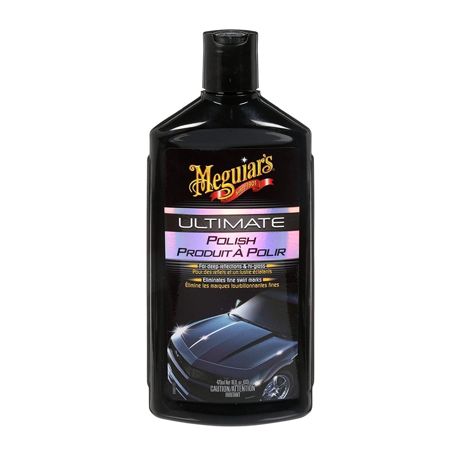Meguiar’s Ultimate Polish – High-Gloss Polish for a Show Car Shine – Permanently Removes Light Swirls to Produce a Deep, Wet Reflection with a High Gloss Shine - Easy to Use, 16 Oz 🍁 All In One Marketplace Canada