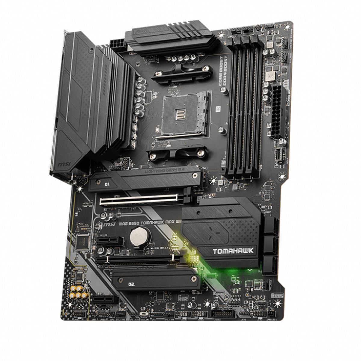 MSI MAG B550 Tomahawk MAX WiFi Gaming Motherboard AMD AM4, DDR4, PCIe 4.0, SATA 6Gb/s, M.2, USB 3.2 Gen 2, HDMI/DP, ATX, Wi-Fi 6E 🍁 All In One Marketplace Canada
