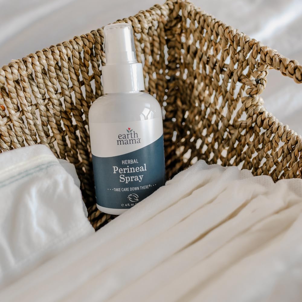 Earth Mama Herbal Perineal Spray for Pregnancy and Postpartum, 120ml 🍁 All In One Marketplace Canada
