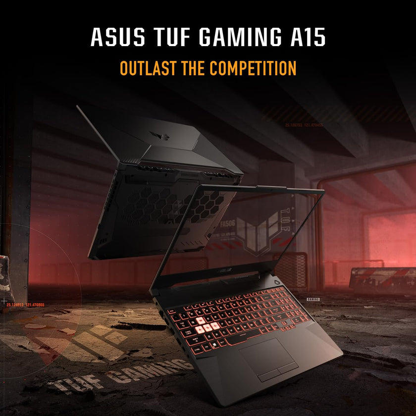 ASUS TUF Gaming A15 Gaming Laptop, 15.6” 144Hz FHD Display, AMD Ryzen 5 7535HS Processor, GeForce RTX 2050, 8GB DDR5 RAM, 512GB PCIe SSD Gen 4, Wi-Fi 6, Windows 11, FA506NF-AS51-CA 🍁 All In One Marketplace Canada