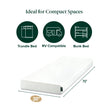 ZINUS 5 Inch Memory Foam Mattress/Bunk Bed Mattress, Narrow Twin 🍁 All In One Marketplace Canada