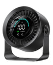 DIGIX Rechargeable USB Desk Fan for Bedroom, 100 Speeds, 360° Rotation, Wall Mounted Design Small Portable Table Fan with LED Display, Quiet Personal Desktop Cooling Fans for Home Office (Black) 🍁 All In One Marketplace Canada