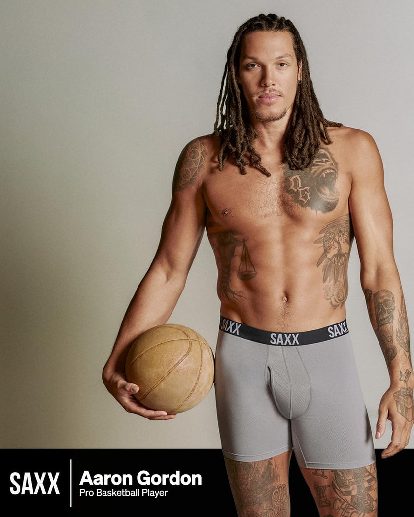 SAXX Underwear Co. Men's Core Performance Mesh Boxer Brief 3-Pack, Black/Graphite/Athletic, Large 🍁 All In One Marketplace Canada