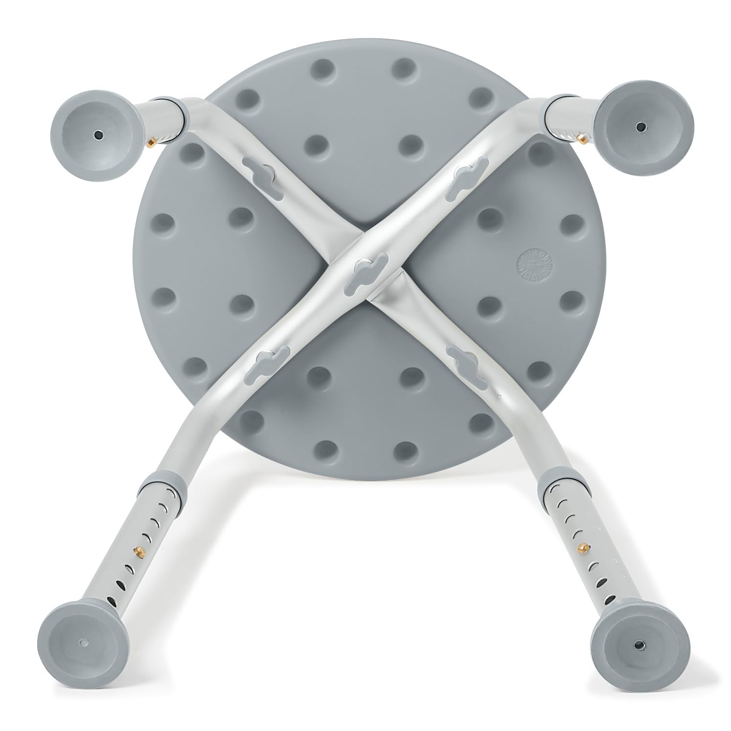 Medline Round Shower Stool, Gray, Tool-Free Assembly, 300lb Capacity 🍁 All In One Marketplace Canada