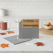 SUPERSCANDI 10 Pack Swedish Dish Cloths for Kitchen - 100% Biodegradable & Compostable | Washable Kitchen Cloths, Food-Safe & Without Plastic - Reusable Paper Towel for Any Surface | Grey 🍁 All In One Marketplace Canada