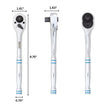 Neiko 03117A 1/2 Inch Ratchet Wrench, 100-Tooth Reversible Ratchet, 3.6 Degree, Quick Release 1/2 Drive Ratchet, 10