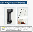 Self Adhesive Hooks for Hanging, Waterproof Towel Hook for Bathroom, Black Wall Hanger for Shower, Coat, Door, Robe, Sticky and Heavy Duty, 6-Pack 🍁 All In One Marketplace Canada