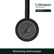 3M Littmann Classic III Monitoring Stethoscope, 5803, More Than 2X as Loud*, Weighs Less**, Stainless Steel Black-Finish Chestpiece, 69 cm (27