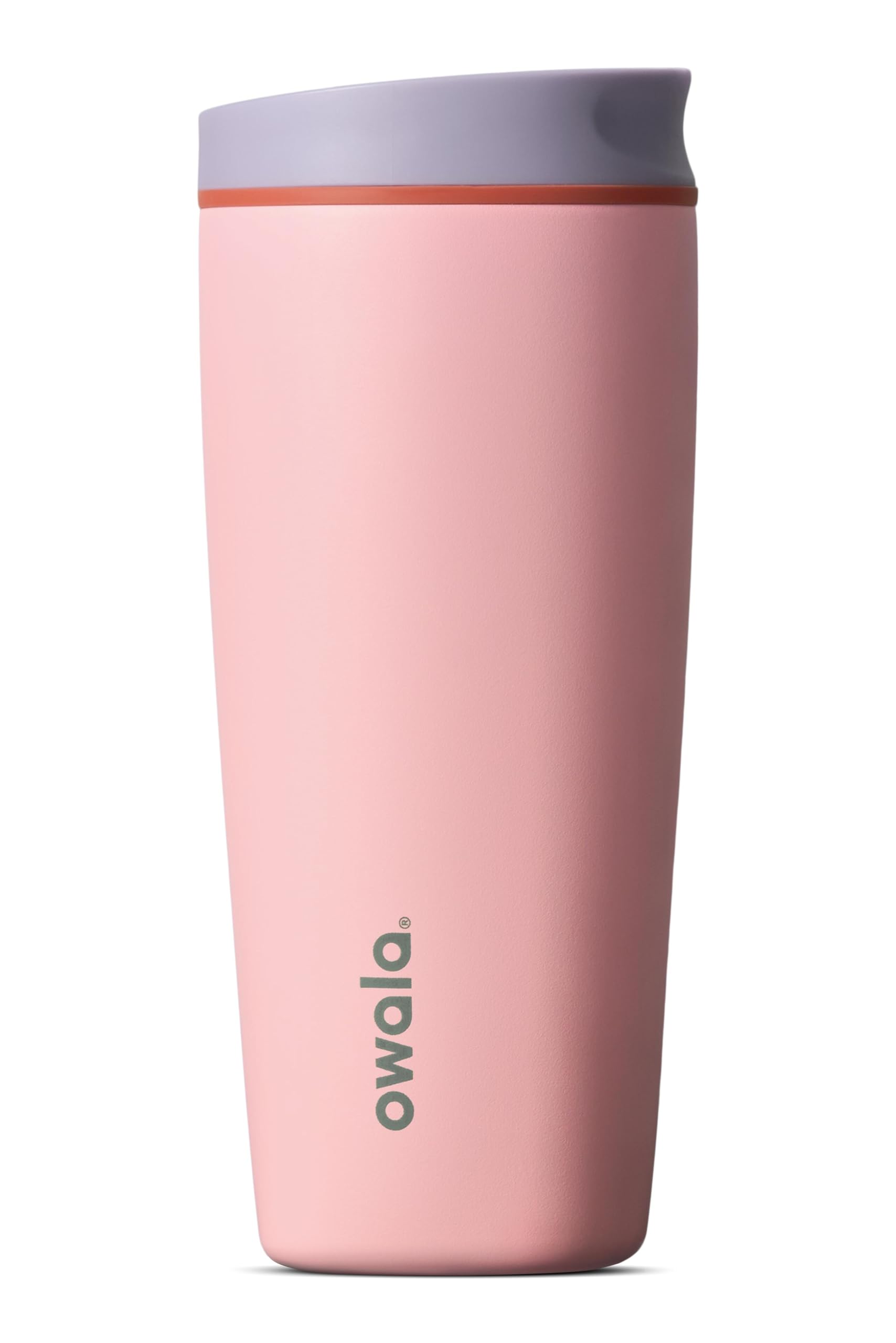 Owala SmoothSip Slider Insulated Stainless Steel Coffee Tumbler, Reusable Iced Coffee Cup, Hot Coffee Travel Mug, BPA Free 20 oz, Sugar High 🍁 All In One Marketplace Canada