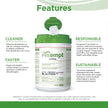 PREempt One Step Disinfectant Cleaner Wipes - All Purpose Wipes for Salons, Spas, Clinics, Studios - Wipes Canister (1 pack) 🍁 All In One Marketplace Canada