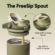 Owala FreeSip Sway Insulated Stainless Steel Water Bottle with Two-Way Spout, Built-In Straw and Bucket Handle, Made for Travel, School, and Sports, 30oz, BPA Free, Leak Proof, Off Road 🍁 All In One Marketplace Canada