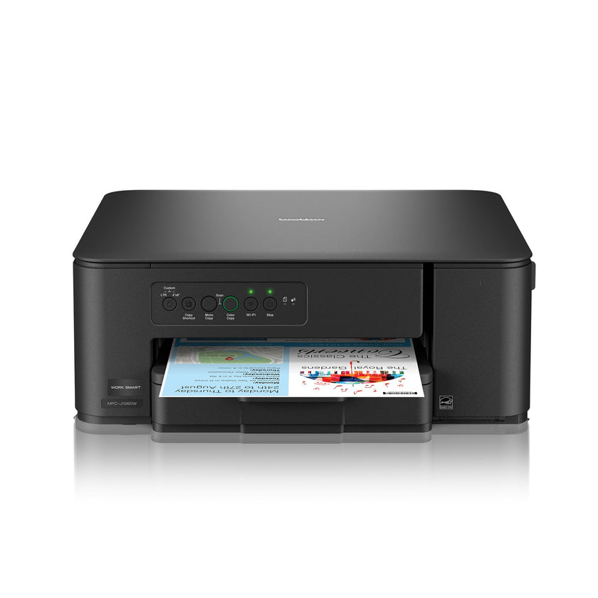 Brother MFC-J1260W Work Smart Wireless Colour Inkjet All-in-One Printer Scanner Copier for Home Office 150-Sheet Tray 16ppm Black 9ppm Colour with LC501 Starter Ink (MFCJ1260W) 🍁 All In One Marketplace Canada