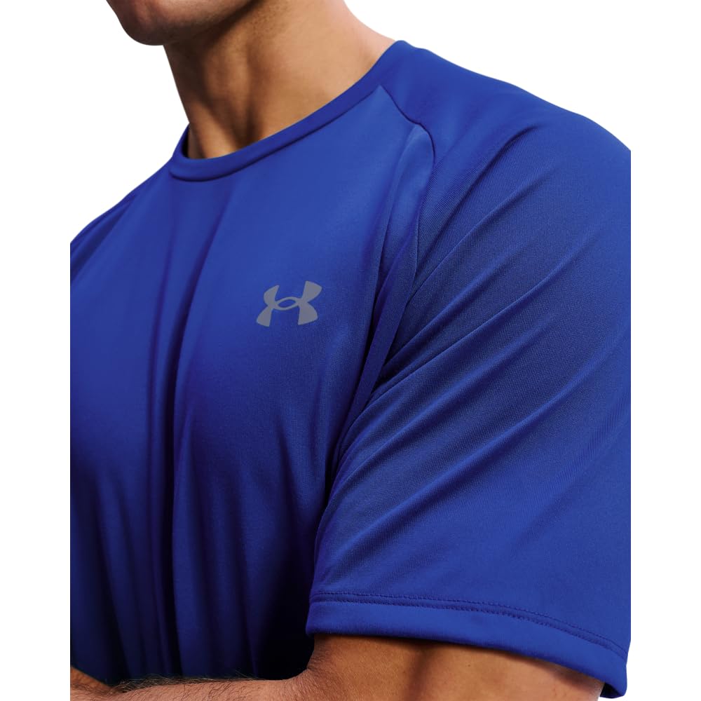 Under Armour mens Tech 2.0 Short-Sleeve T-Shirt , Royal (400)/Graphite , Large 🍁 All In One Marketplace Canada