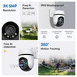 TP-Link Tapo 3K 5MP Pan/Tilt Outdoor Wired Security Wi-Fi Camera, 360° Visual Coverage, Starlight Full-Color Night Vision Up to 98ft, Person/Pet/Venicle Detection,Physical Privacy Mode (Tapo C530WS) 🍁 All In One Marketplace Canada