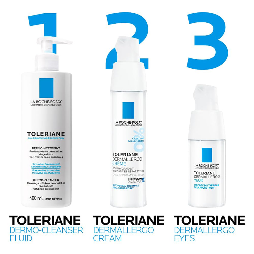 La Roche Posay Face Wash, Toleriane Dermo Cleanser, Formulated with Glycerin to Calm Irritated Skin, Gently Cleanses & Removes Makeup. Suitable for Sensitive Skin. Dermatologist Recommended, 400mL 🍁 All In One Marketplace Canada