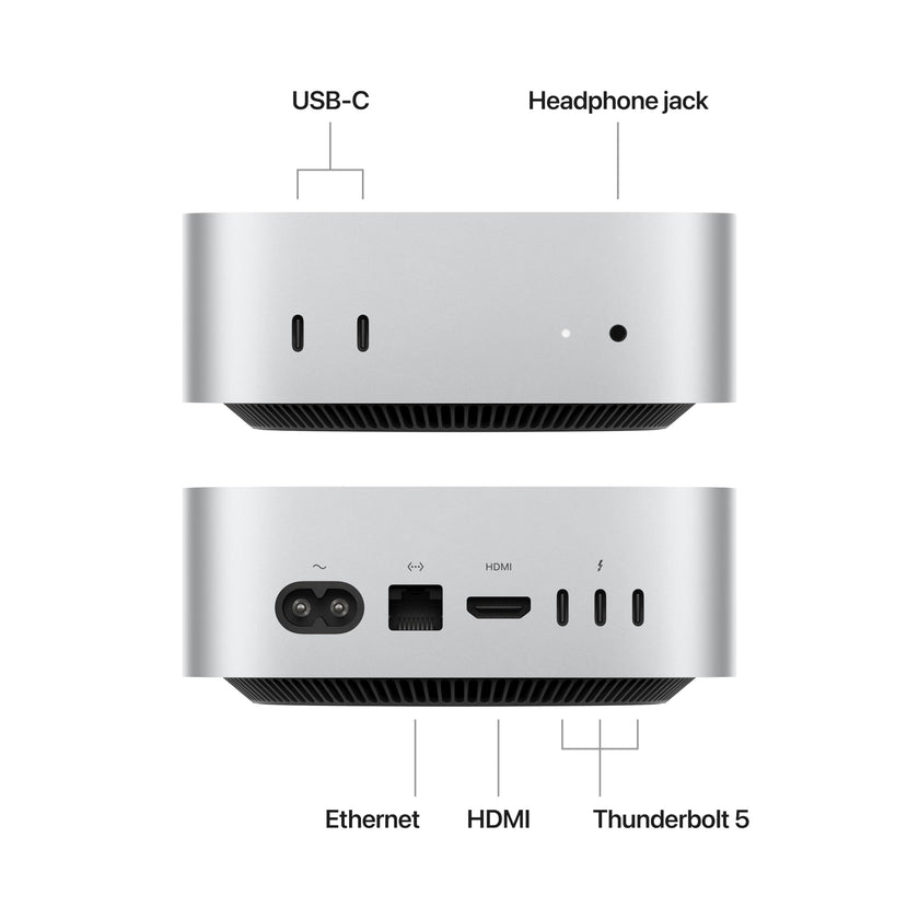 Apple 2024 Mac mini (Apple M4 Pro chip with 12-core CPU and 16-core GPU, 24GB Unified Memory, 512GB) - Silver 🍁 All In One Marketplace Canada