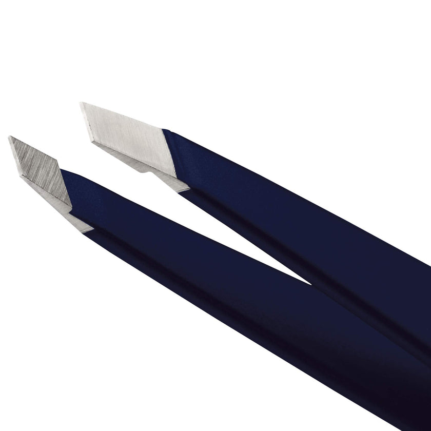 Tweezerman Exclusive Evening Blue Slant Tweezer - Hair Removal Tweezers, Stainless Steel 🍁 All In One Marketplace Canada