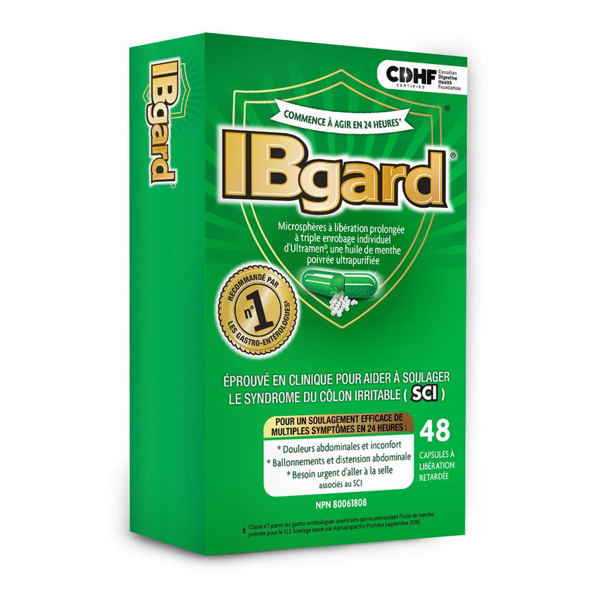 IBgard ®, Natural Health Product for the relief of IBS Symptoms, 48 capsules 🍁 All In One Marketplace Canada