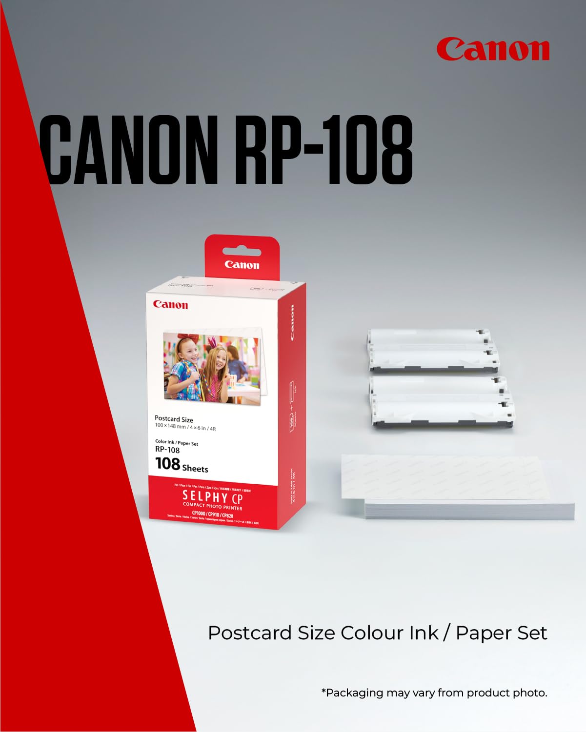 Canon RP-108 Ink/Paper Set Postcard Size - 108 Prints 🍁 All In One Marketplace Canada
