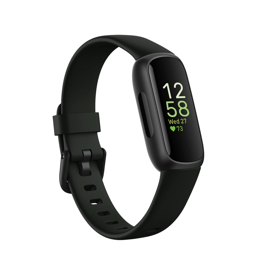 Google Fitbit Inspire 3 Health and Fitness Tracker with Stress Management, Workout Intensity, Sleep Tracking, 24/7 Heart Rate and More, Midnight Zen/black, One Size (S and L Bands Included) 🍁 All In One Marketplace Canada