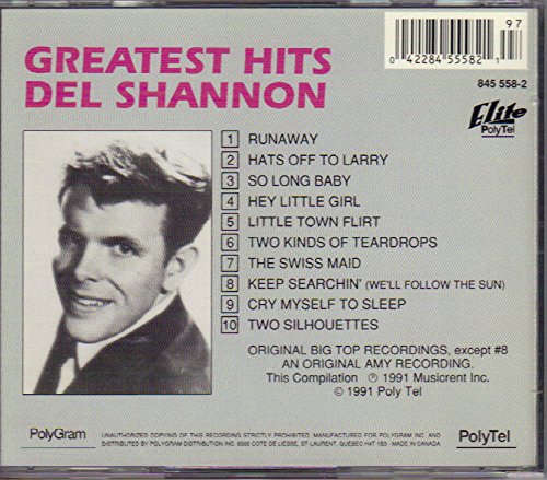 Del Shannon / Greatest Hits - CD (Used)