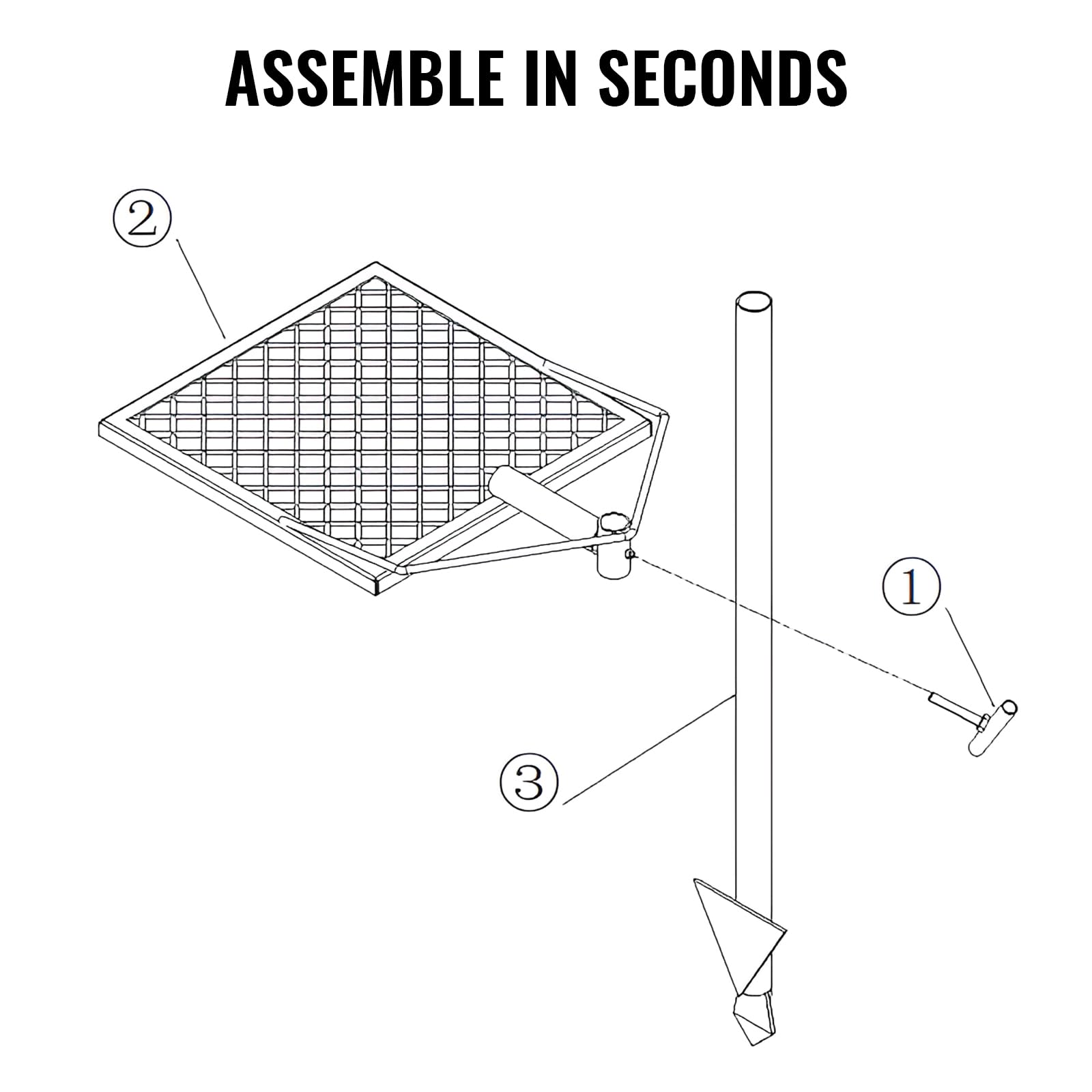 VEVOR Swivel Campfire Grill, Fire Pit Grill Grate, Heavy Duty Steel Grill Grates, 360° Adjustable Open Outdoor Cooking Equipment, Portable Camp Fire Racks for Camping Outdoor BBQ 🍁 All In One Marketplace Canada