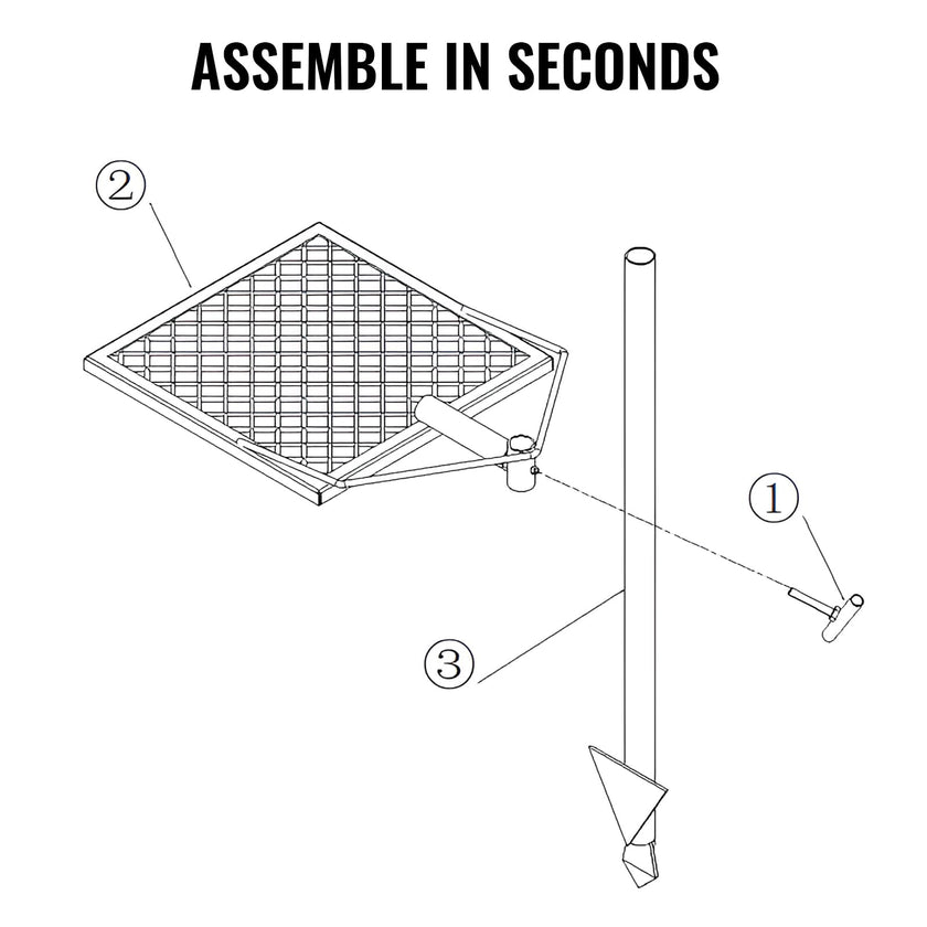 VEVOR Swivel Campfire Grill, Fire Pit Grill Grate, Heavy Duty Steel Grill Grates, 360° Adjustable Open Outdoor Cooking Equipment, Portable Camp Fire Racks for Camping Outdoor BBQ 🍁 All In One Marketplace Canada