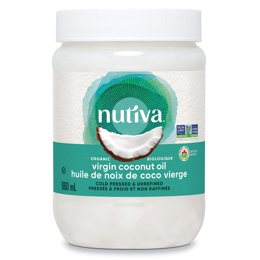 Nutiva Organic Coconut Oil Virgin, 860Ml 🍁 All In One Marketplace Canada
