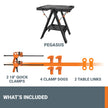 WORX WX051 Pegasus Folding Work Table with Quick Clamps 🍁 All In One Marketplace Canada