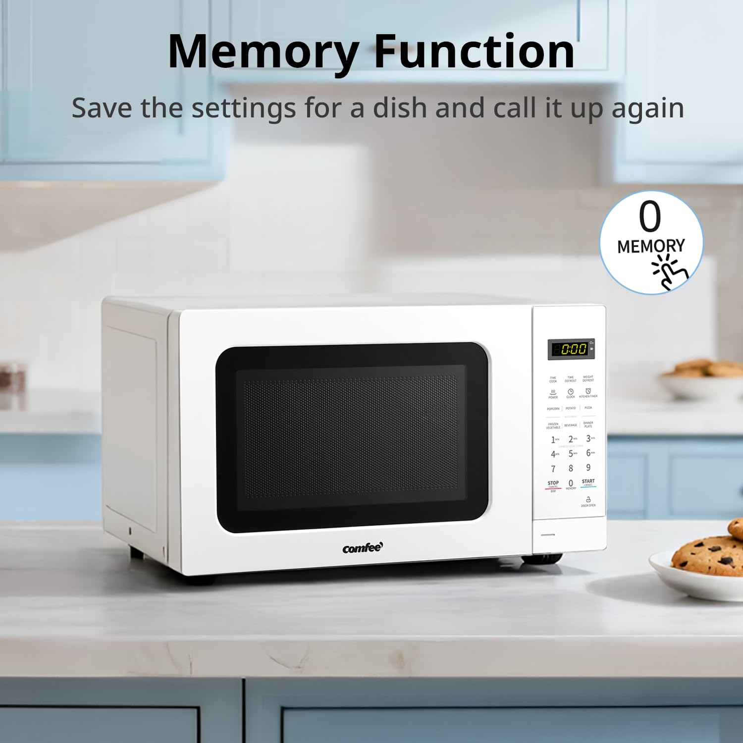 COMFEE' Countertop Microwave Oven, 0.7 Cu. Ft., 700W, White 🍁 All In One Marketplace Canada