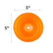 Outward Hound Snoop Dog Toy – Treat‑Dispenser Puzzle Ball, Interactive Slow Feeder, Medium to Large Dogs, Bouncy & Mint-Infused, Orange, 5