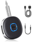 WOCBUY Bluetooth Adapter for Car, 3.5mm AUX Bluetooth Receiver for Music Streaming, Bluetooth 5.0 Wireless Audio Receiver for Car/Home Stereo/Wired Headphones/Speaker, Dual Connection, 12H Playtime 🍁 All In One Marketplace Canada