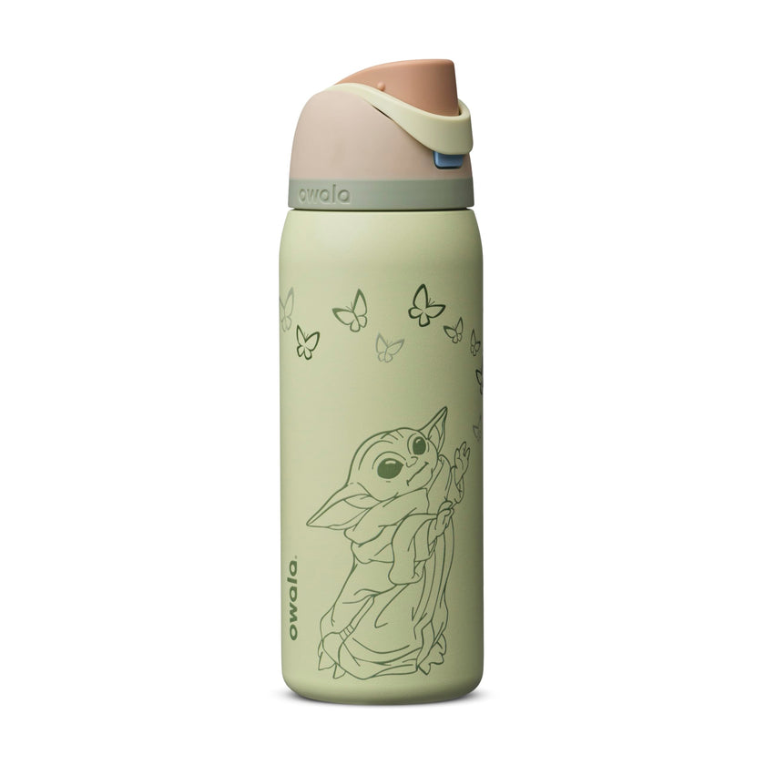 Star Wars Owala FreeSip Insulated Stainless Steel Water Bottle with Straw, BPA-Free Sports Water Bottle, Great for Travel, 32 Oz, GroGu 🍁 All In One Marketplace Canada
